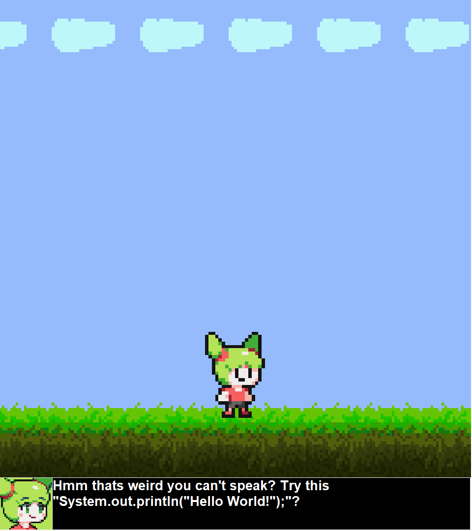 LearnDotStart's tweet photo. Our grass is no longer a filler as it was in the last post (the sky is still a filler) let us know what you think #graphics #frontend #developer #indie #indiegame #videogame #20time #20timeproject #programming #programmer #java #noengine #grass #opionion #gameprogramming https://t.co/nFhBqUnDHn