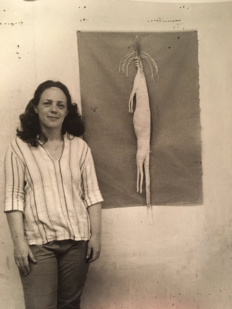 clarityhaynes's tweet photo. Still thinking about Brenda Goodman’s incredible show @SikkemaJenkins &amp; how much it means. She’s been painting since the mid-1960s. Here is Brenda in her early days, when it could not have been easy to be a woman - &amp; a lesbian - in the art world. https://t.co/trgweCTFGG