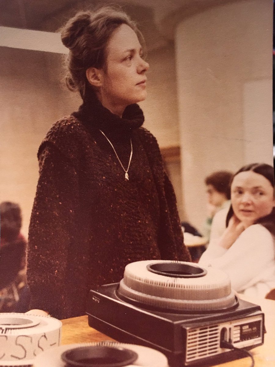 clarityhaynes's tweet photo. Still thinking about Brenda Goodman’s incredible show @SikkemaJenkins &amp; how much it means. She’s been painting since the mid-1960s. Here is Brenda in her early days, when it could not have been easy to be a woman - &amp; a lesbian - in the art world. https://t.co/trgweCTFGG