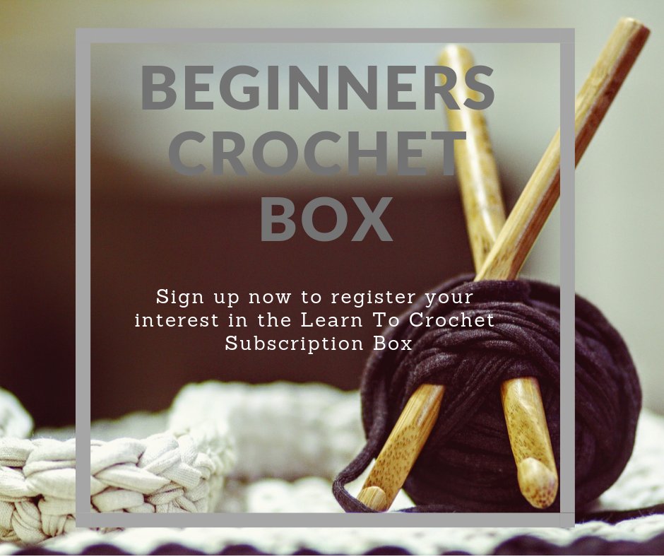hookityourself's tweet photo. Sign up now to register your interest in the Beginners Crochet Subscription Box
https://t.co/z5xcgvje6L 
Learn how to crochet step by step over the course of 6 months and create a beautiful blanket to treasure.
#CraftBizParty #CraftHour #OnlineCraft #HandmadeHour #TheCraftHub https://t.co/O7IwNufe7b