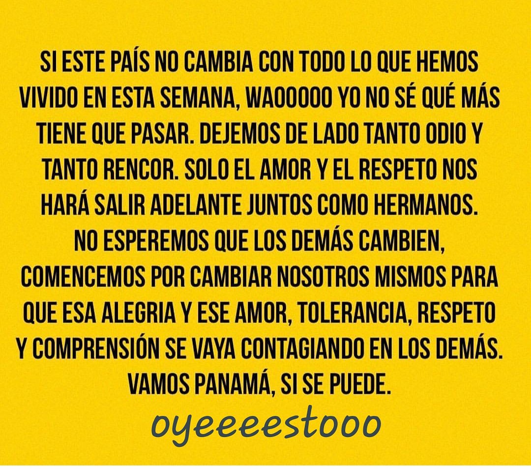 Felicidades Panamá gracias mi Dios por tantas bendiciones Vive Dios