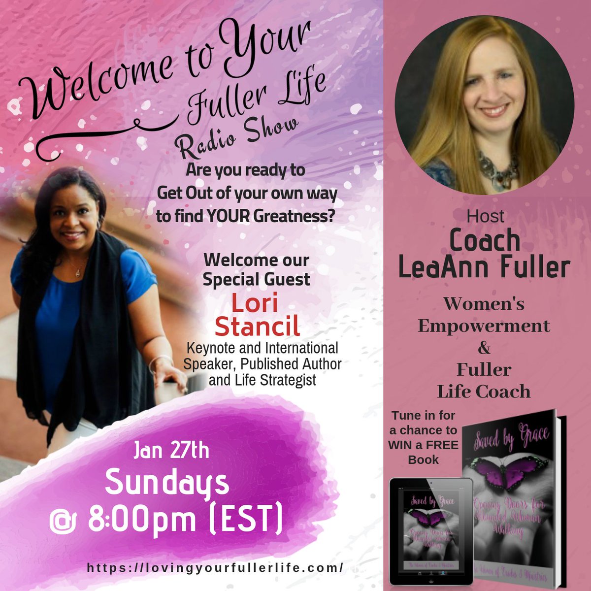 weRbeautifulmag's tweet photo. Live TONIGHT @8PM (EST) to "WELCOME TO YOUR FULLER LIFE" @FullerLifeCoach  &amp; Lori Stancil SAY GOODBYE TO SELF SABOTAGE
https://t.co/pALAc43GIz 

#FullerLife #W2YFL #Welcome2YourFullerLife
#WiNNetworkLLC #LoriStancil #lastancil #thegoodlifewithlori #strategyguru #Success https://t.co/BRt85Axeif