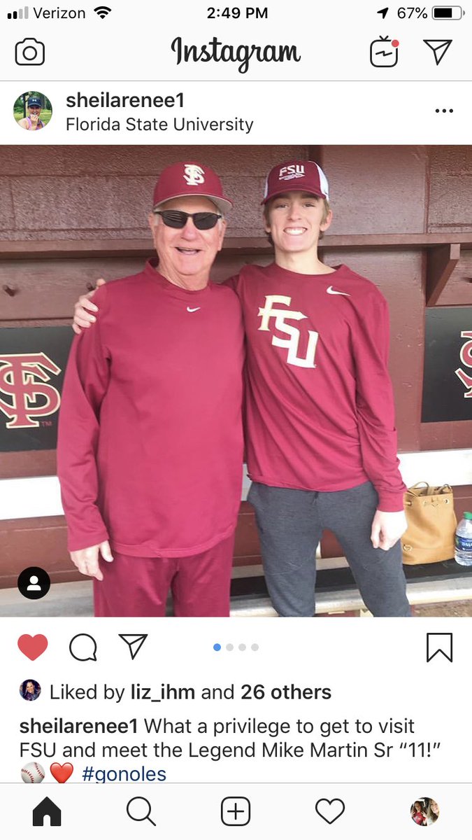 svaverek's tweet photo. This is my favorite visit for Andrew Armstrong. He is such an amazing baseball player and truly amazing young man. Proud to know him and have watched him along my son. Can’t wait to see what the future holds for him !! #FSU #NoleNation #Seminolebaseball #FSUbaseball https://t.co/D60l4wZQjd