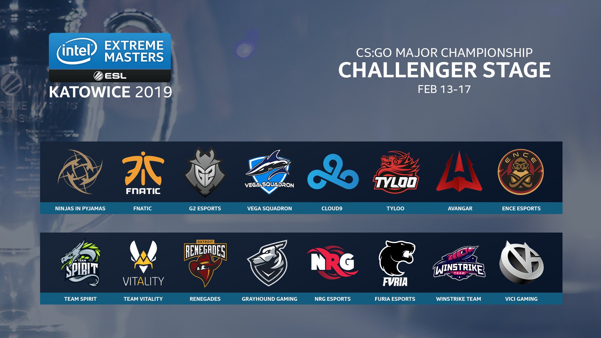 IEM Katowice Major 2019'a katılacak 24 takım belli oldu That's Game Bro