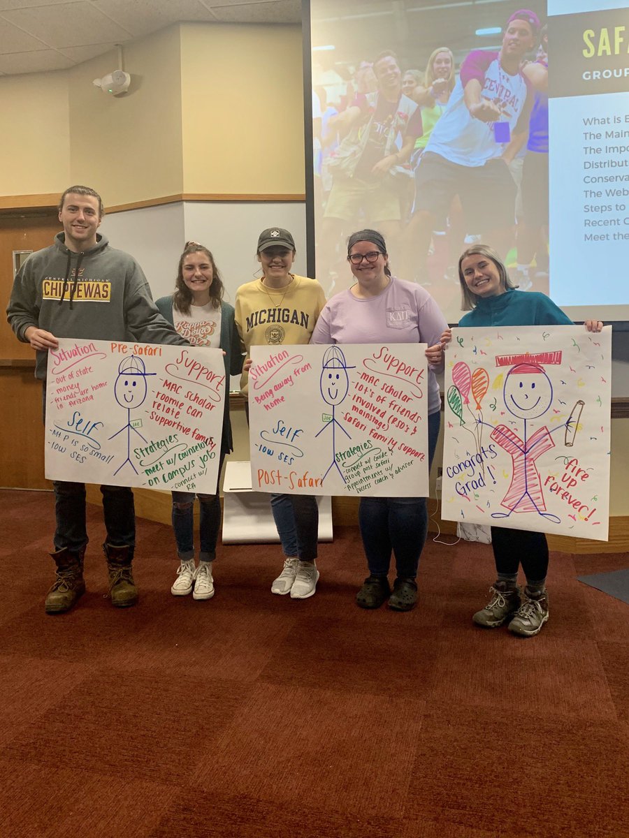 Core Staff is ready for another adventure! Today they created storyboards of the participant experience and shared social identity wheels. #AdventureSeries #LSafari19
