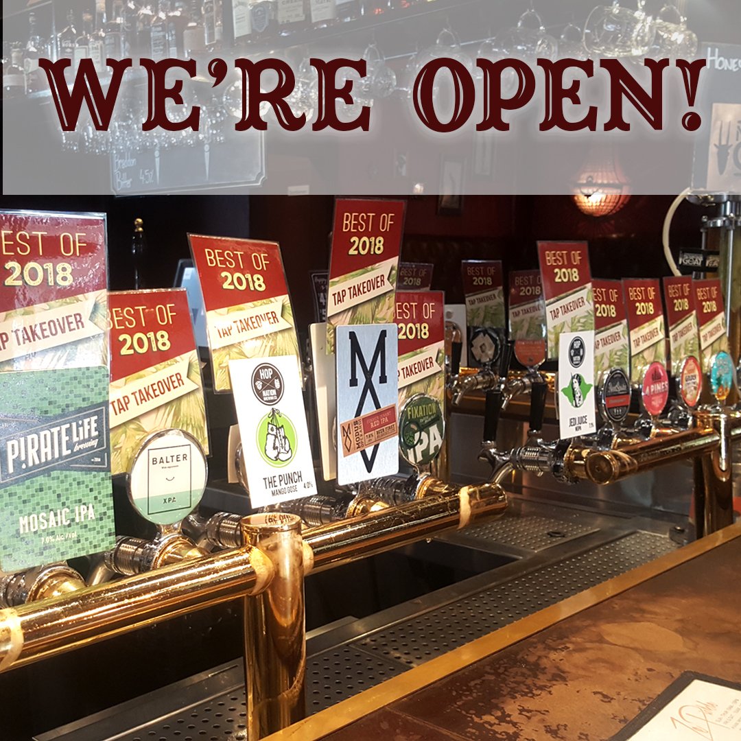 We're Open! Come on in &amp; try some of our GABS nominated beers plus no public holiday surcharge!