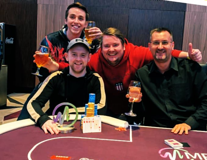 thechiprace's tweet image. Congrats to recent guest @daviddc2m who won his first ever live tournament after we promised him some #ChipRaceRunGood!