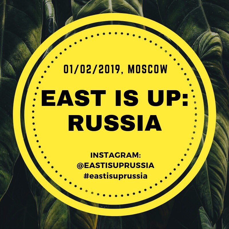 joshler_boy's tweet photo. Heads up, fellow banditos!

EAST IS UP: RUSSIA is an Artopia inspired exhibition, featuring artworks and handmade merch from all over Russia. 

February 1st.

||-//

https://t.co/SATvFrApBg https://t.co/TMRJVX7B0W