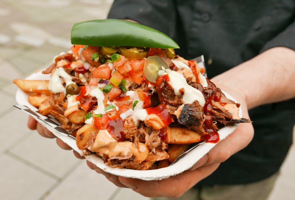 StreetFood Van (@streetfood_yvr) on Twitter photo Dirty fries from <a href="/coastfeastro/">Feastro Fresh to You</a> Fries smothered w pulled pork, chipotle aioli & more! Come down to <a href="/VanArtGallery/">Vancouver Art Gallery</a> for tasty street eats from over 12 trucks till 5pm. Last day of #streetfoodcity #DOVF <a href="/DineOutVanFest/">Dine Out Vancouver Festival</a> <a href="/myvancouver/">Destination Vancouver</a> <a href="/EvoCarShare/">Evo Car Share</a> <a href="/BCHospitality/">BCHF</a> <a href="/downtownvan/">Downtown Van</a> <a href="/siegelent/">Siegel Entertainment</a> Dirty fries from <a href="/coastfeastro/">Feastro Fresh to You</a> Fries smothered w pulled pork, chipotle aioli & more! Come down to <a href="/VanArtGallery/">Vancouver Art Gallery</a> for tasty street eats from over 12 trucks till 5pm. Last day of #streetfoodcity #DOVF <a href="/DineOutVanFest/">Dine Out Vancouver Festival</a> <a href="/myvancouver/">Destination Vancouver</a> <a href="/EvoCarShare/">Evo Car Share</a> <a href="/BCHospitality/">BCHF</a> <a href="/downtownvan/">Downtown Van</a> <a href="/siegelent/">Siegel Entertainment</a>