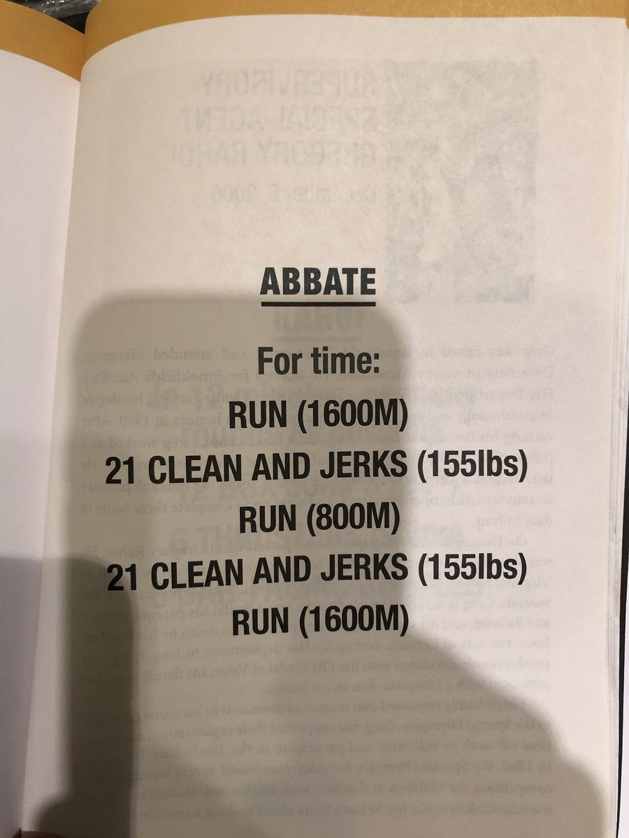Jimmy_Smith (@mp_f3) on Twitter photo Tomorrow morning isn’t about you - It’s about this guy.
<a href="/F3HoneyBadger/">Honey Badger</a> <a href="/F3theFort/">F3 The Fort</a> #sergeantmatthewabbate #abbate #1000in2019
Bring a KB, weight or Ruck. 5AM NAFO. YHC on Q. Tomorrow morning isn’t about you - It’s about this guy.
<a href="/F3HoneyBadger/">Honey Badger</a> <a href="/F3theFort/">F3 The Fort</a> #sergeantmatthewabbate #abbate #1000in2019
Bring a KB, weight or Ruck. 5AM NAFO. YHC on Q.