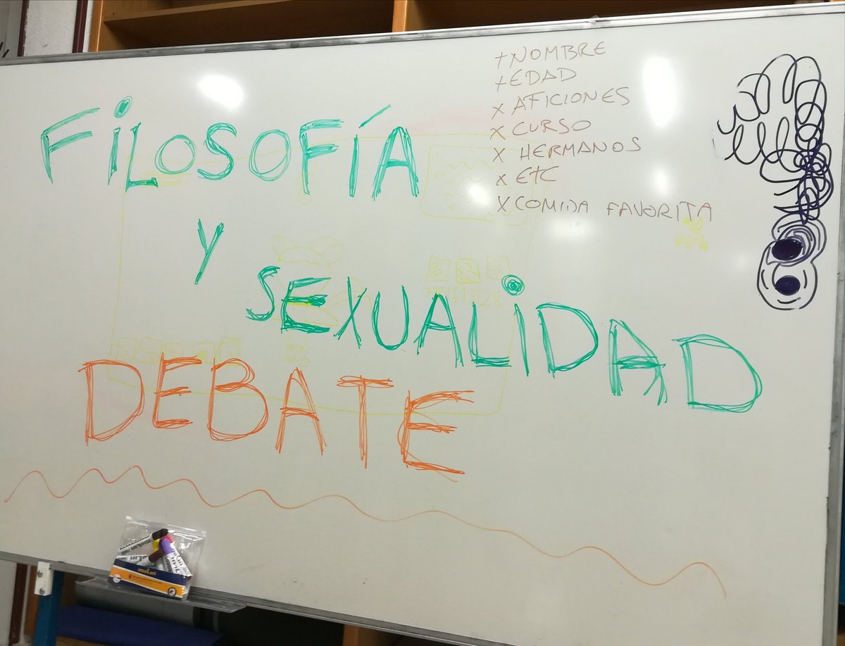 Esta tarde #filosofando sobre #Sexualidad con alumnado de #AltasCapacidades de #EducaciónSecundaria con la asociación <a href="/AlasacY/">ALASAC Asociación De Altas Capacidades y Talentos</a>  #DerechosSexuales <a href="/alicantentiende/">AlicanteEntiende ☂️</a> <a href="/SxlgsfAlicante/">SxlgsfAlicante</a> <a href="/SXlgSF/">Sexólogos Sin Fronteras SSF</a> @Jorge_Nox <a href="/iracyalicante/">Iracy Alicante</a> <a href="/artegalia/">artegalia radio</a> #Filosofía #Psicología #Sexología #Ciencia #Alicante