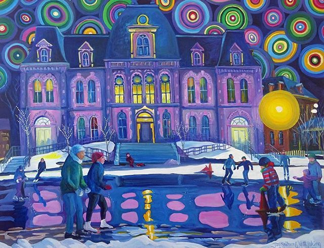 locallovetruro's tweet photo. If this isn’t showing local love for Truro, we don’t know what is! What a beautiful painting by @joysnihurwyattlaking of the downtown library and skating rink. ✨
.
#locallovetruro #downtowntruro #joylaking #artist #locallove #skating #getoutside @ceh… https://t.co/NhVDiU71oW https://t.co/wrOS2HYzo1