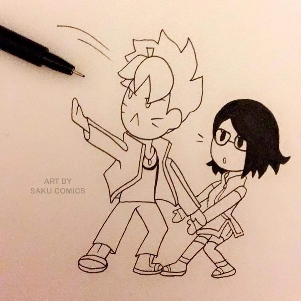 SasuSaraCute's tweet photo. Boruto que se cuide 🤣🤣🤣 https://t.co/HMzmT4zGhS