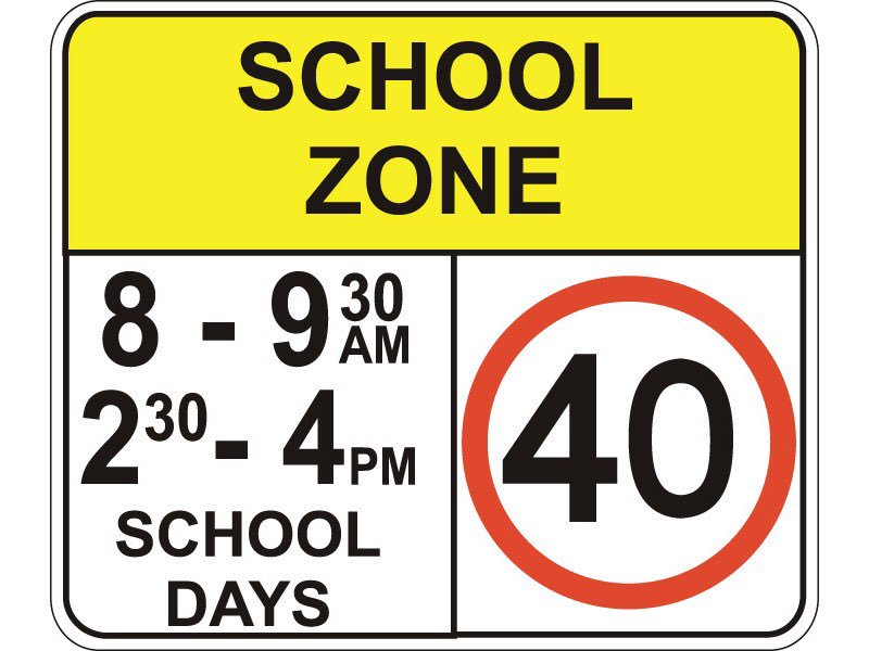 Tenambit2323's tweet photo. A Reminder for Parents

⚠️ 🚨School zones are back in operation on Tuesday 29 January. 🚨⚠️ 

Don't forget to slow down and stick to the 40km/h school zone speed limits.

#iamtenambit https://t.co/Y2AdDlXA7d