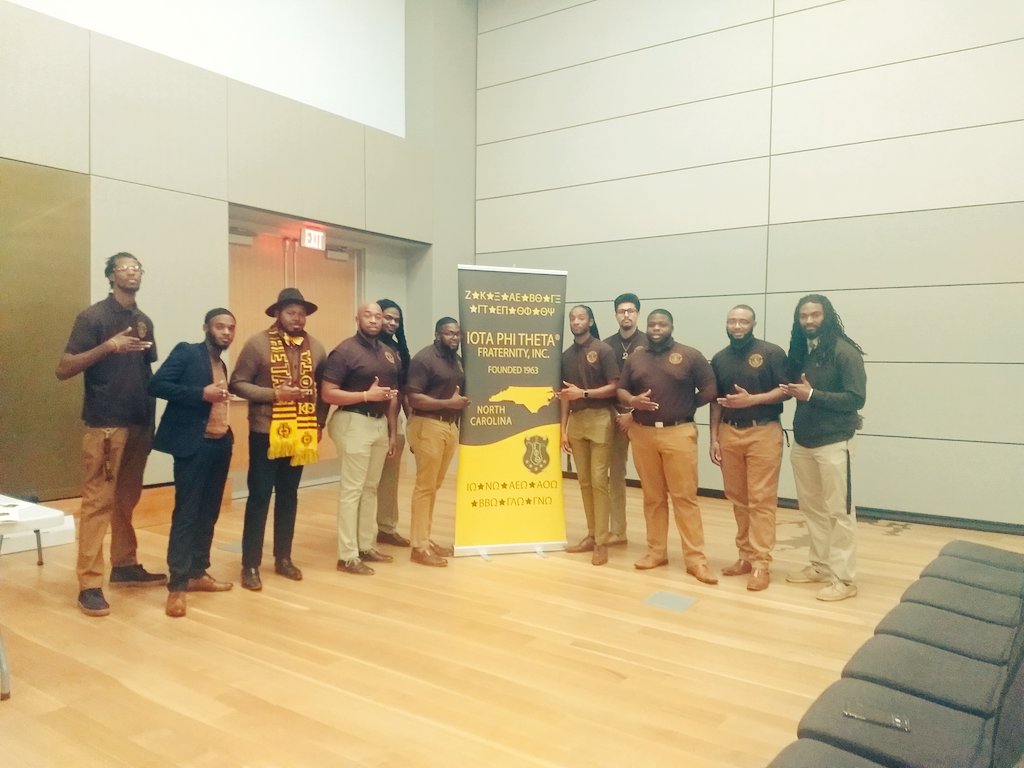 NPHC_ECU's tweet image. Shout out to the Iotas for coming out and holding it down for their fraternity on campus. #MTG #Iotas #IphiT #1963 #ECU