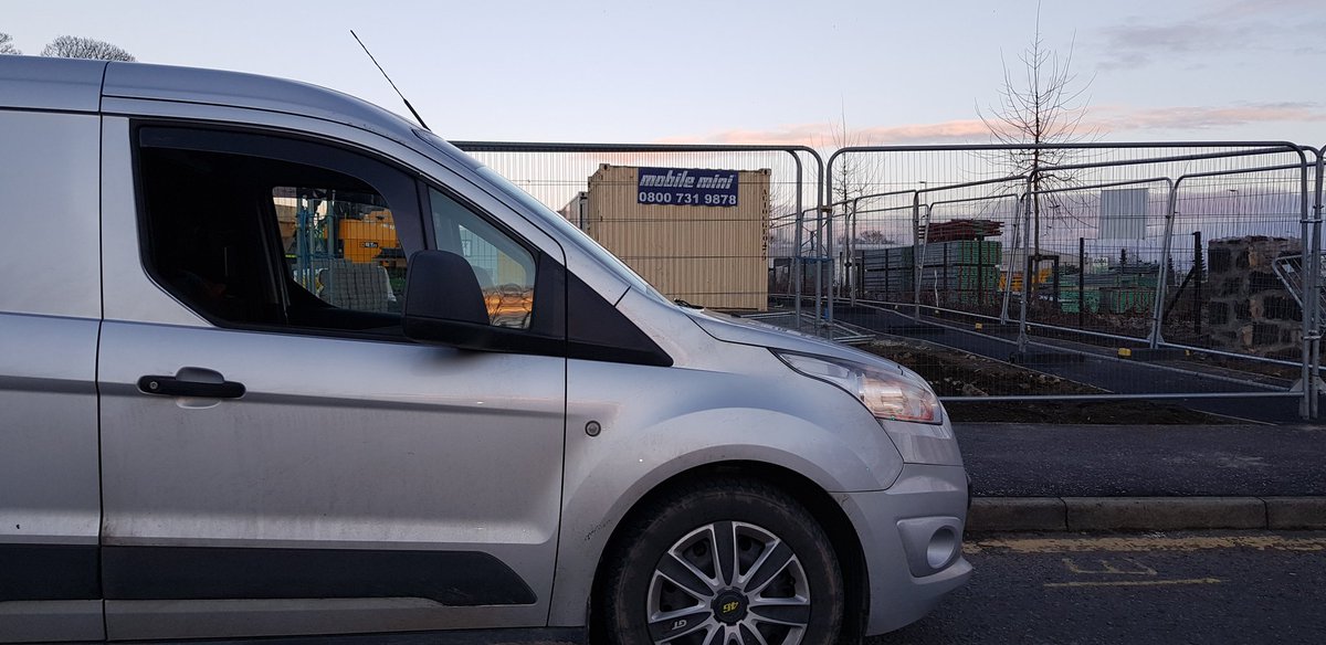 Rabwilson6's tweet photo. @MobileMiniUK #mnspotted spotted this cheeky wee mobile mini in dalgety bay where there is a mini retail park being constructed.. https://t.co/owm3A2dTax