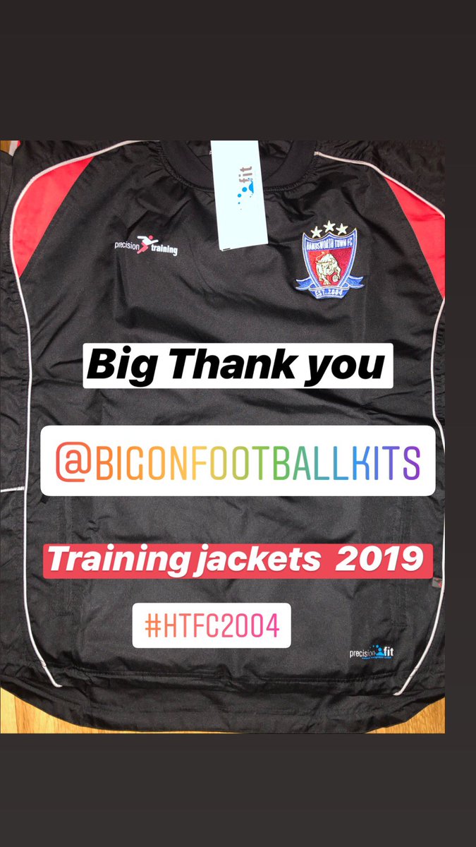 Great sponsor <a href="/BigOnFootball/">BigOnFootballKits</a> thank you for training tops for #htfc2004 over 35’s