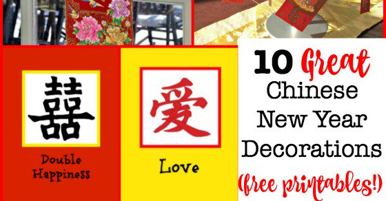 10 Great Ideas for Chinese New Year Decorations! {With Free Printables}  momof6.com/celebrations-a…