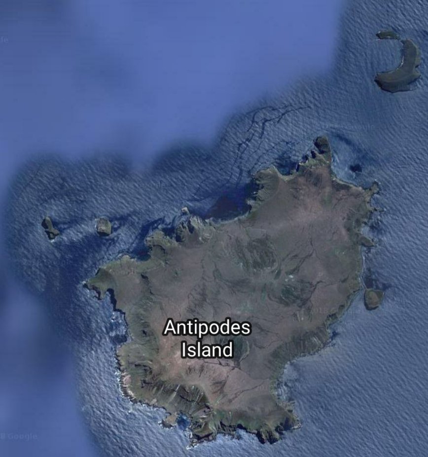 This is Antipodes island - Named because it is the nearest... dlvr.it/QxcFWW