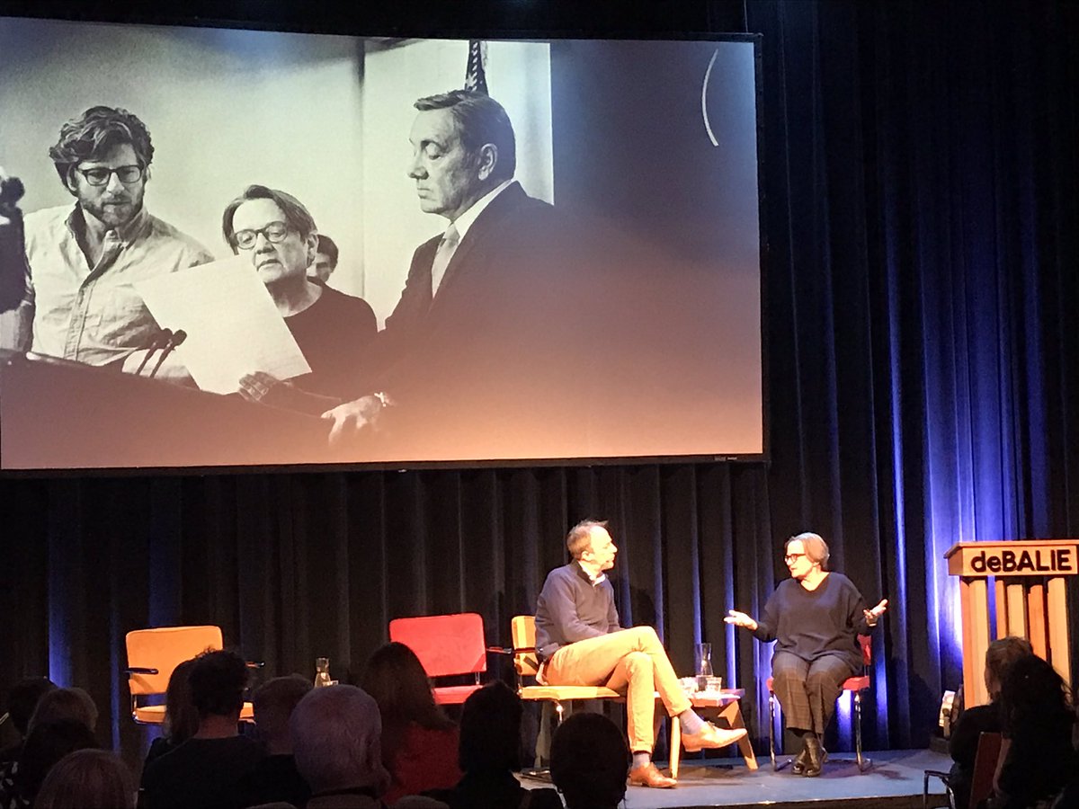 CarolineVerduin's tweet image. ‘We hebben filmmakers nodig met  moed. En met creativiteit. Die hun publiek nieuwe beelden van de wereld durven voor te spiegelen.’ Agnieszka Holland #freedomlecture