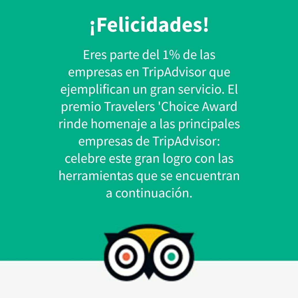 TripAdvisor nos premia con el Travellers' Choice Award 2019 Top25 Hoteles Más Románticos de España!
Sólo el 1% de empresas recibe este premio.
TripAdvisor rewards us with the Travelers' Choice Award 2019 Top25 Most Romantic Hotels in Spain!Only 1% of business receive this award.