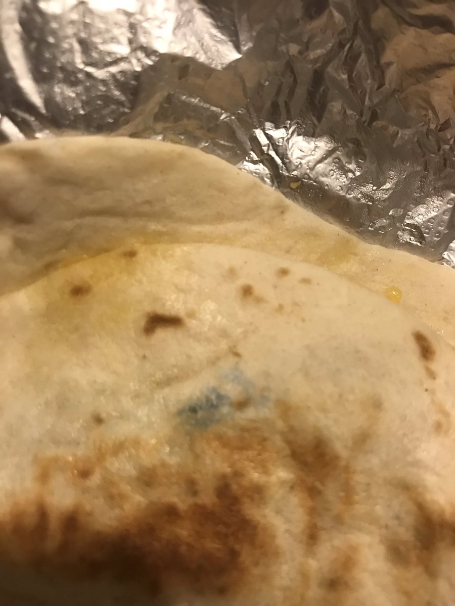 JLW2380's tweet image. @DelTaco wow!  This is how you serve snackers now, with mold.  #digusting