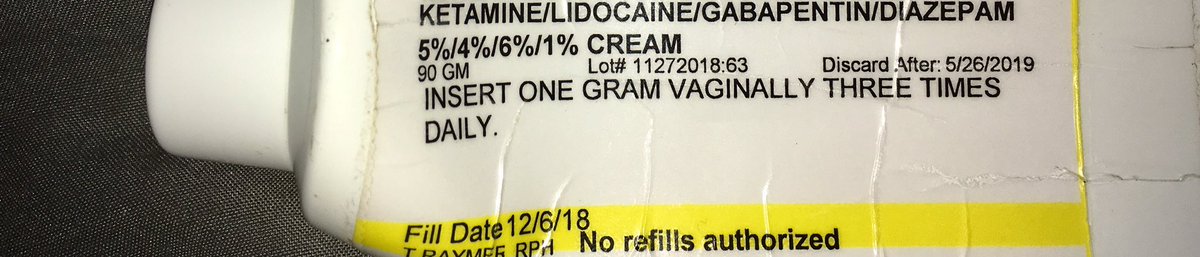 Iamchronicpain's tweet photo. I can't remember who shared this. Use as a rub... wondered if gets deep in there for pain? #chronicpain #opioidhysteria #katamine #spoonies https://t.co/RyF0Sh5wWZ
