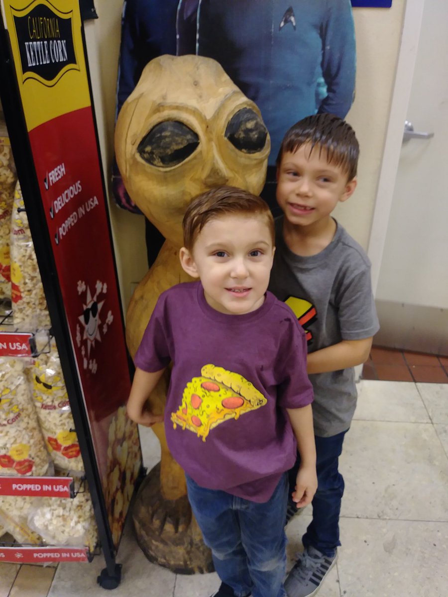 MiniKpopLife's tweet photo. Stopped at the Alien Jerky place and #Andrew says "Tee Tee, I Found Alien Groot!"
#AlienJerky
#Jerky
#AlienGroot
#Groot https://t.co/pVu3oKbFLz