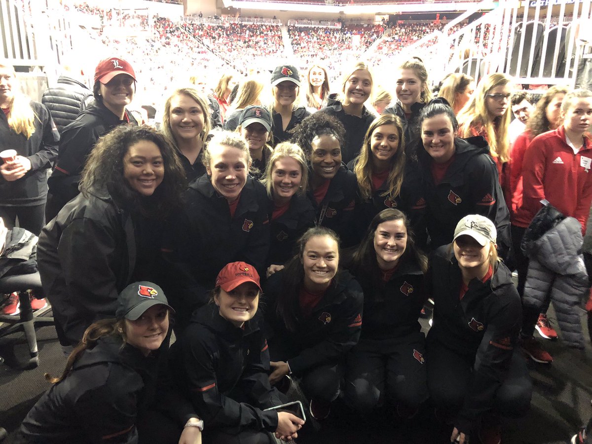 Celebrating National Girls &amp; Women in Sports Day and cheering on @uoflwbb to a win over Pitt! #GoCards