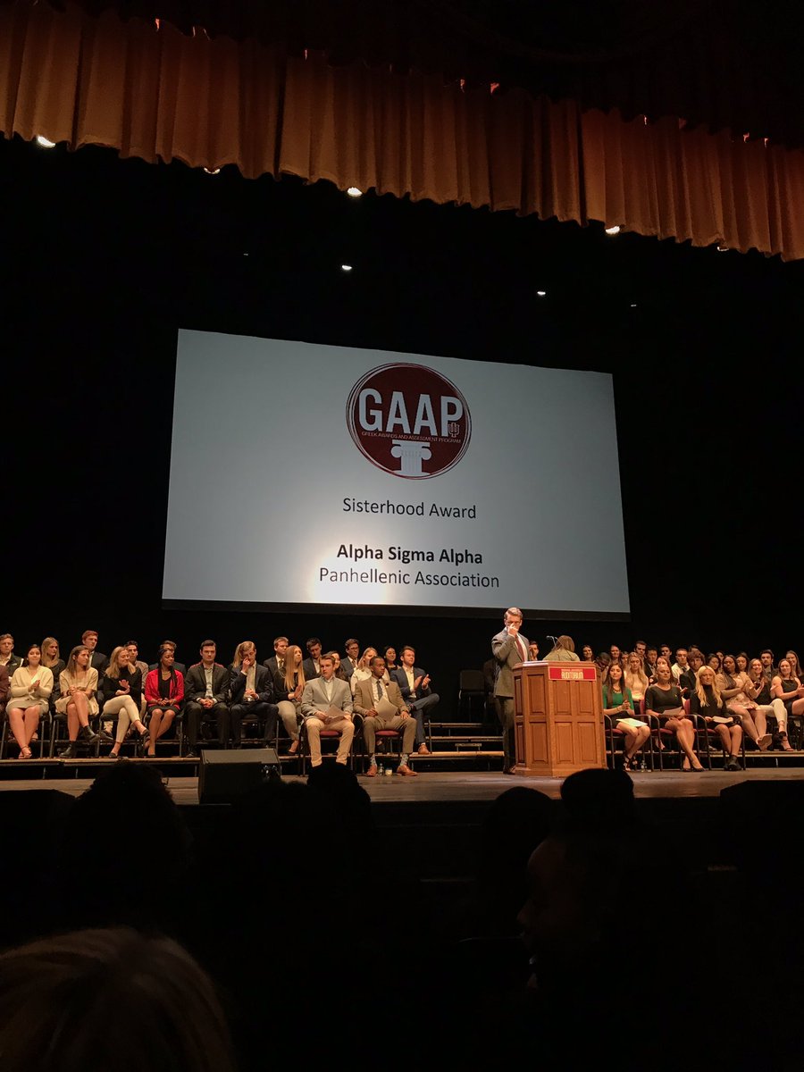 alphasig_iu's tweet photo. We are so honored to receive the Sisterhood Award at #GAAP2018! https://t.co/I6qsVojtg4
