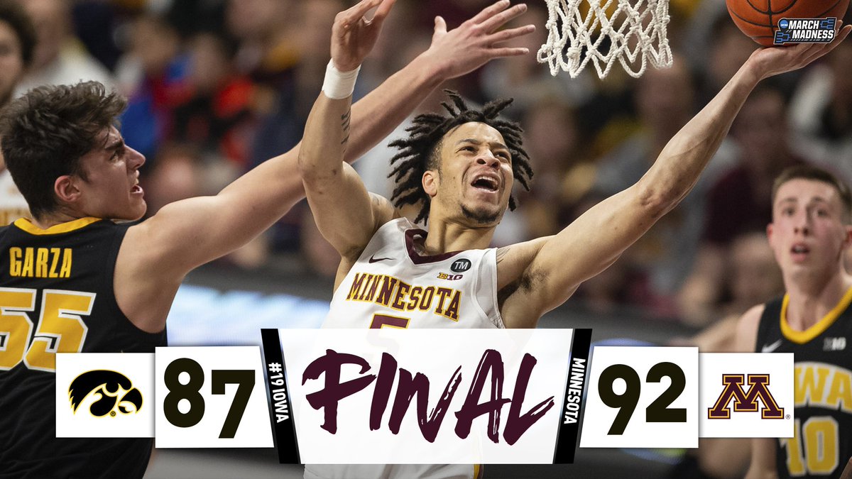 Ncaa March Madness On Twitter Gophers Hang On Minnesota