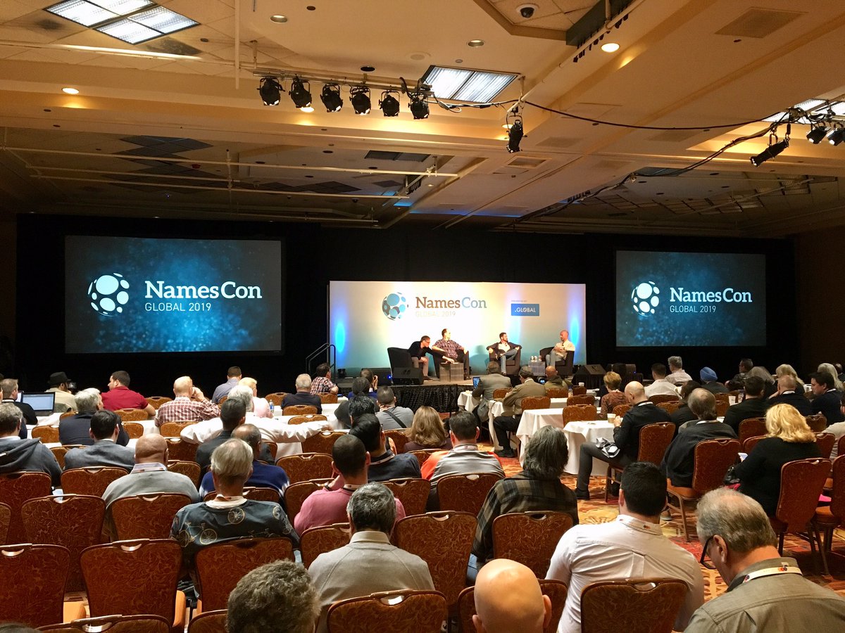 NameAgency_com's tweet photo. The 2019 #Namescon Global conference officially opened in Tropicana Las Vegas. #NamesCon2019 #domainnames #nameagency https://t.co/7g7PIz5LCE