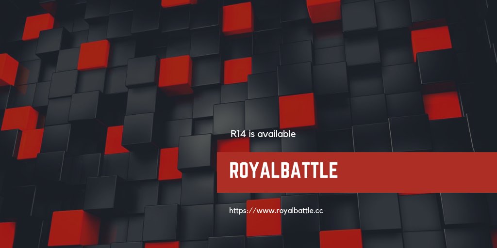 RoyalBattle3's tweet photo. Hi guys,
R14 update is available. 
This version includes several bug fixes and performance improvements.

Also, don't forget to check out our
Website: 
https://t.co/zc2WMJ05gY 
Youtube: 
https://t.co/ZMkFqkHpQq

Thanks for using RoyalBattle!

See you soon,
RoyalBattle_Admin https://t.co/PGRNeVLQic