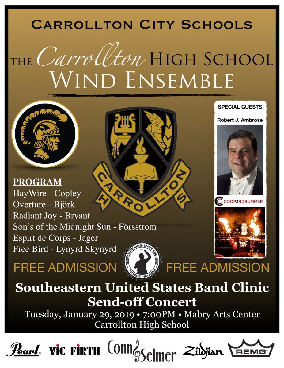 Trojans Travel to Troy chstrojanband.com/2019/01/27/tro…