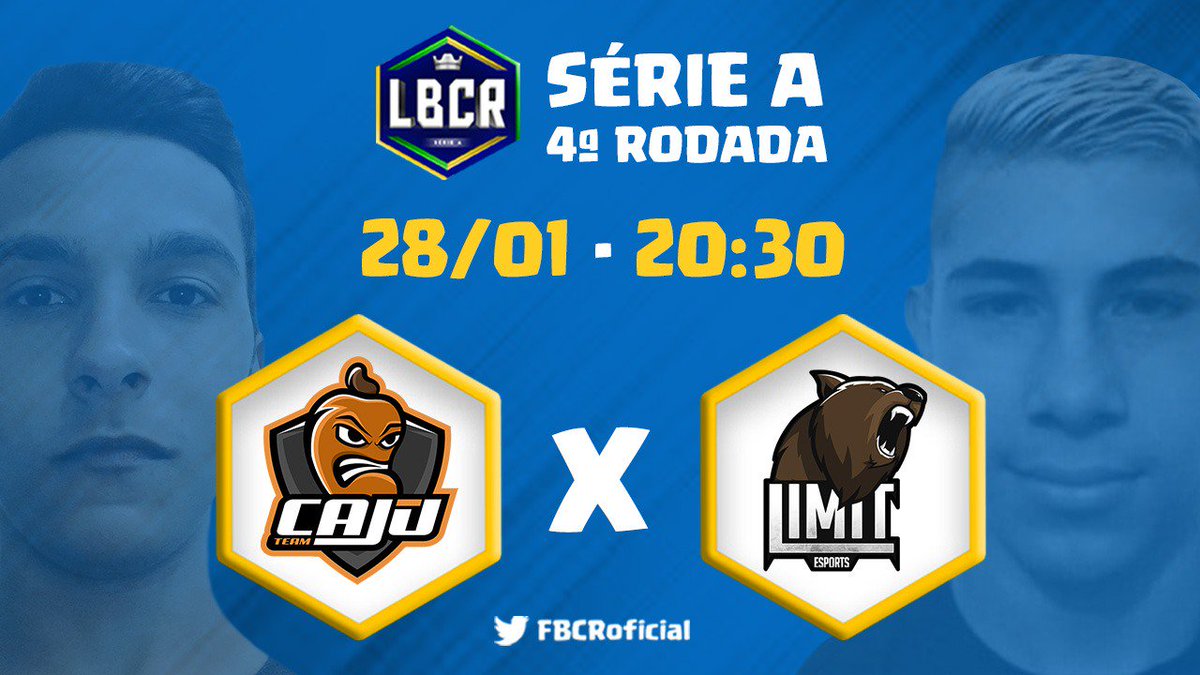 Segundona chegando com um Jogaço!!!

O Único invicto da Série A, o Team Caju (1º) entra na Arena pela @FBCRoficial para enfrentar o Limit Esports (6º)

🏆<a href="/TeamCajuCR/">Team Caju</a>  VS  @Limit_eSportsCR 
⏰20:30h
📺youtube.com/c/KRGamesMobil…

Quem irá vencer?

✅Palpites em @Palpites_FBCR