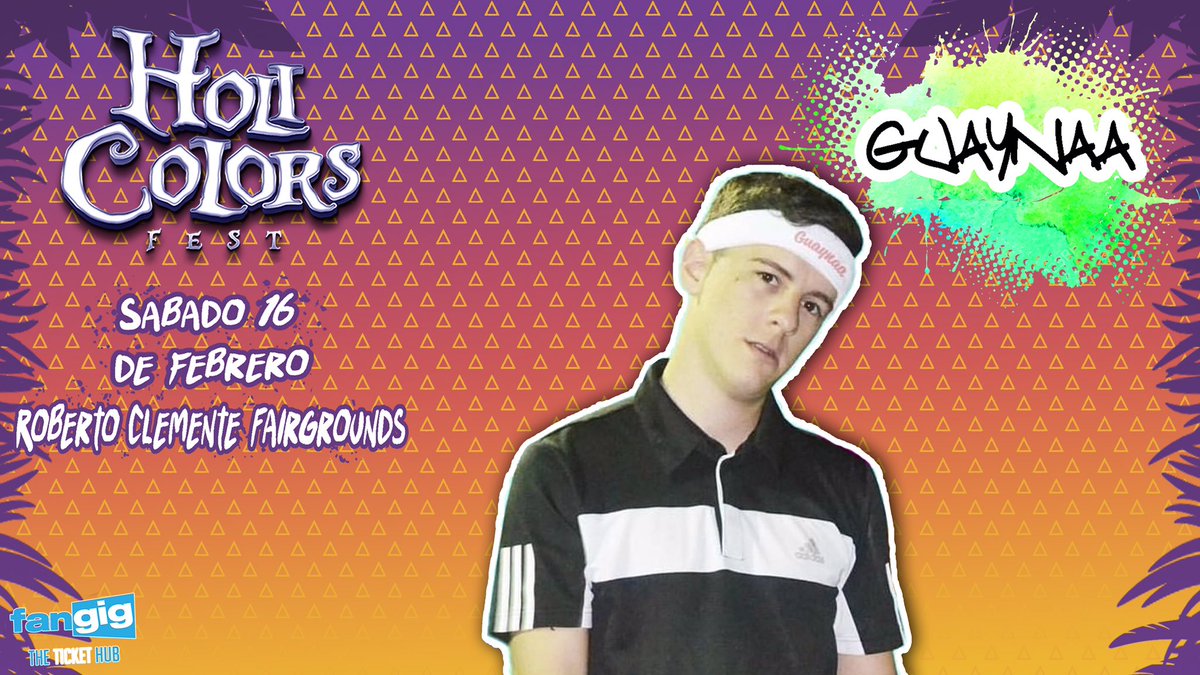 TrapPuertoRico's tweet photo. Confirmados para la tarima de Urban Vibes el Guaynaa y Lunay para el Holi Colors Fest!!!

Últimas taquillas en Kokomo y llamando al 787-378-1826

Retweet 
Retweet https://t.co/MORAUQ9TiZ