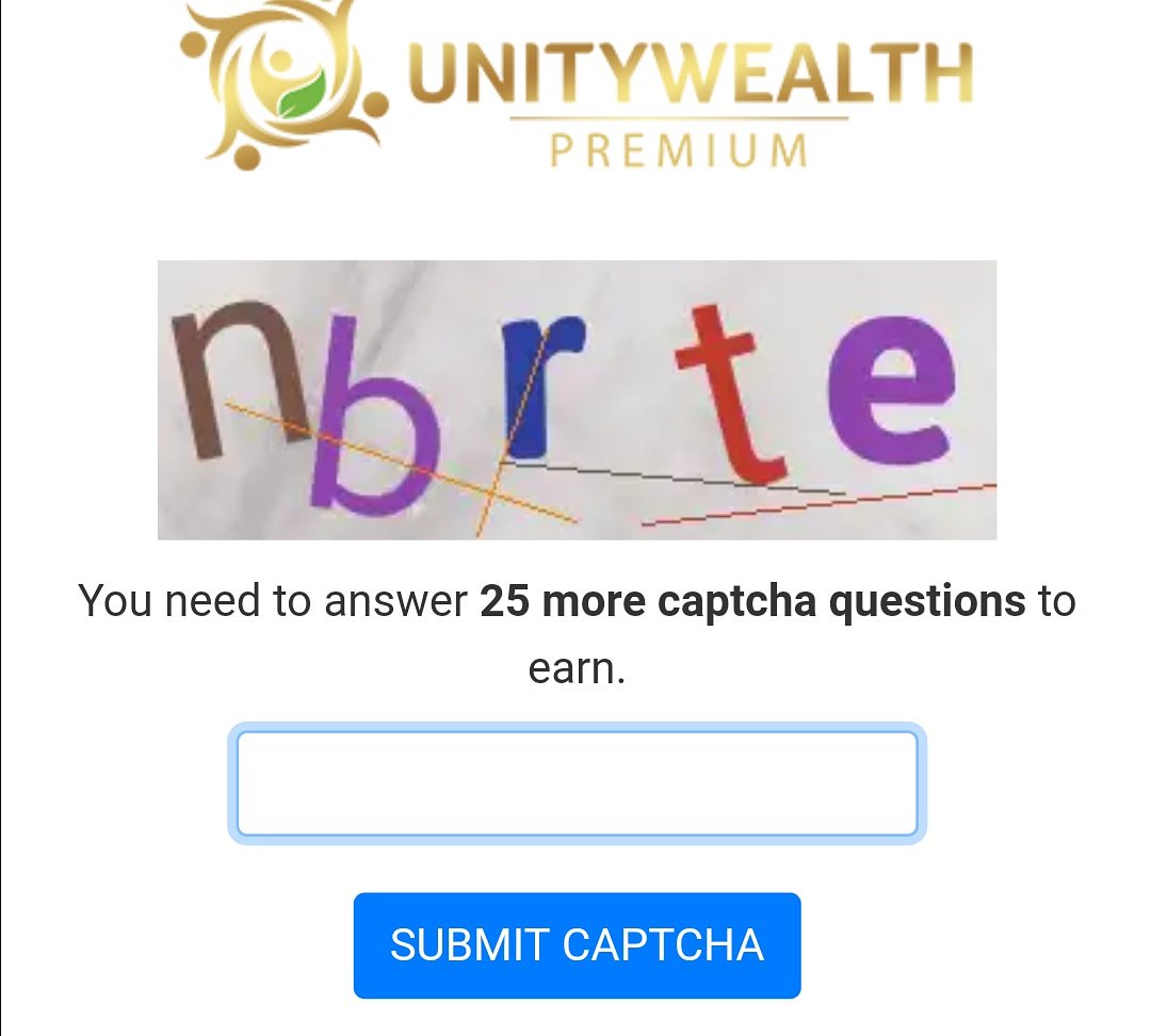 jonquilprincez's tweet image. Para sa nais po ng #HomeBasedJob ⬇️⬇️⬇️
TYPING CAPTCHA/DATA ENTRY.
1. Gayahin lang yung numbers or letters na lalabas.
2. Click SUBMIT
3. Every successful captcha you will earn dollar rate. Unlimited Captcha 24/7

#UnityWealthPremium just PM me if interested 😊