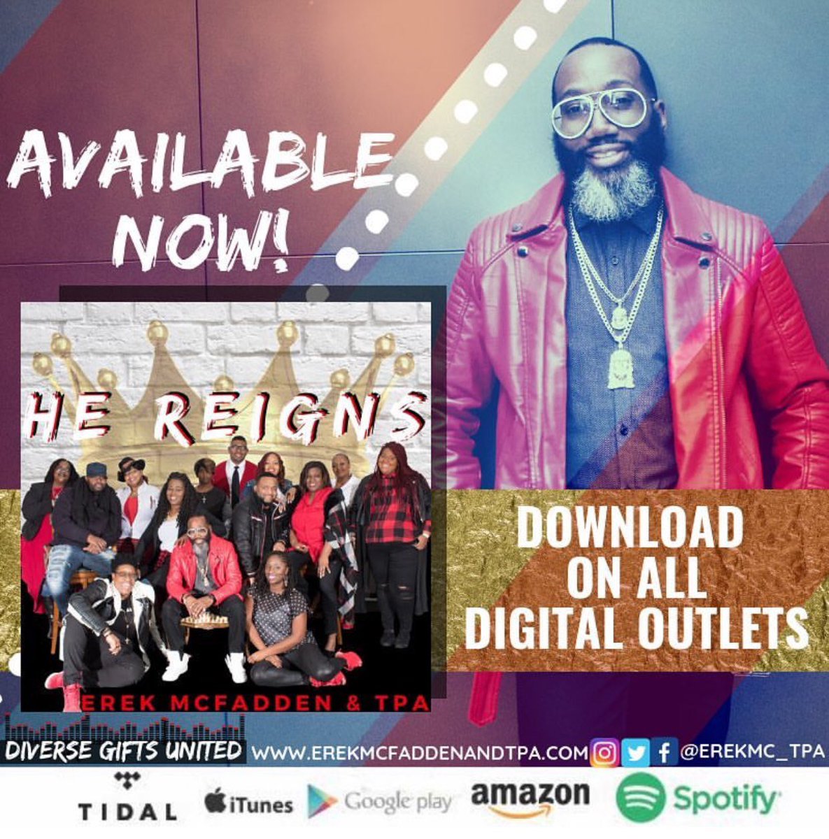 latiamusik's tweet image. Available now !#newmusic#hot#single#dopemusic#gospelmusic#indieartist