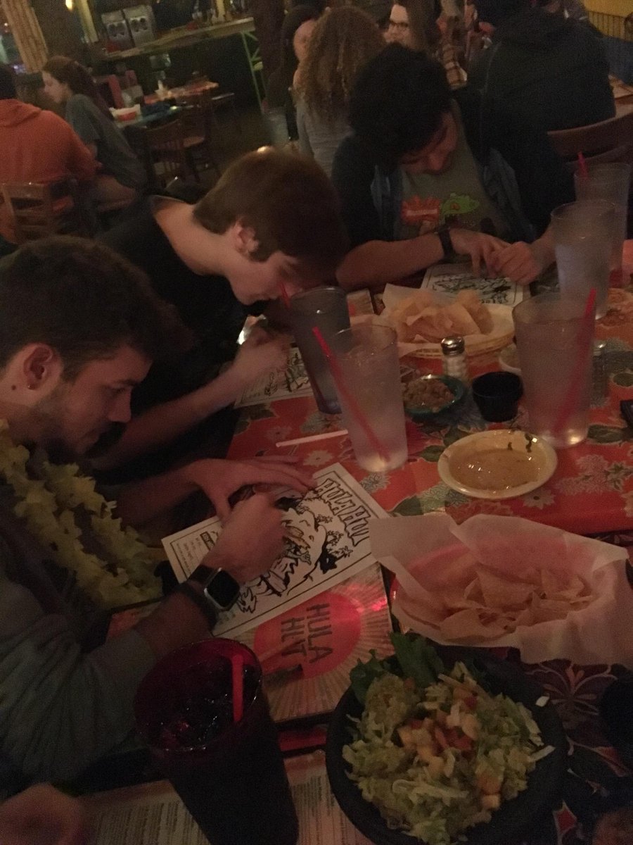 What engineering students do while waiting for food.... @DentonATC