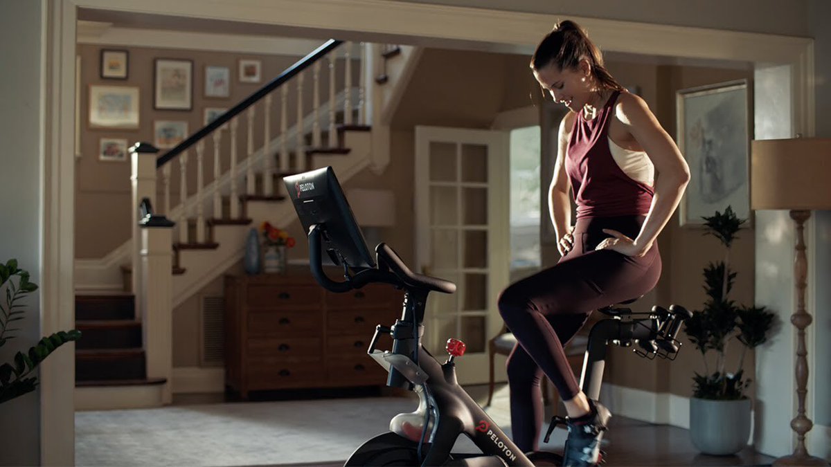 When we visited my parents for Christmas I had to put my Peloton bike right in the living room, they didn’t have a home gym or a conservatory or anything ugh