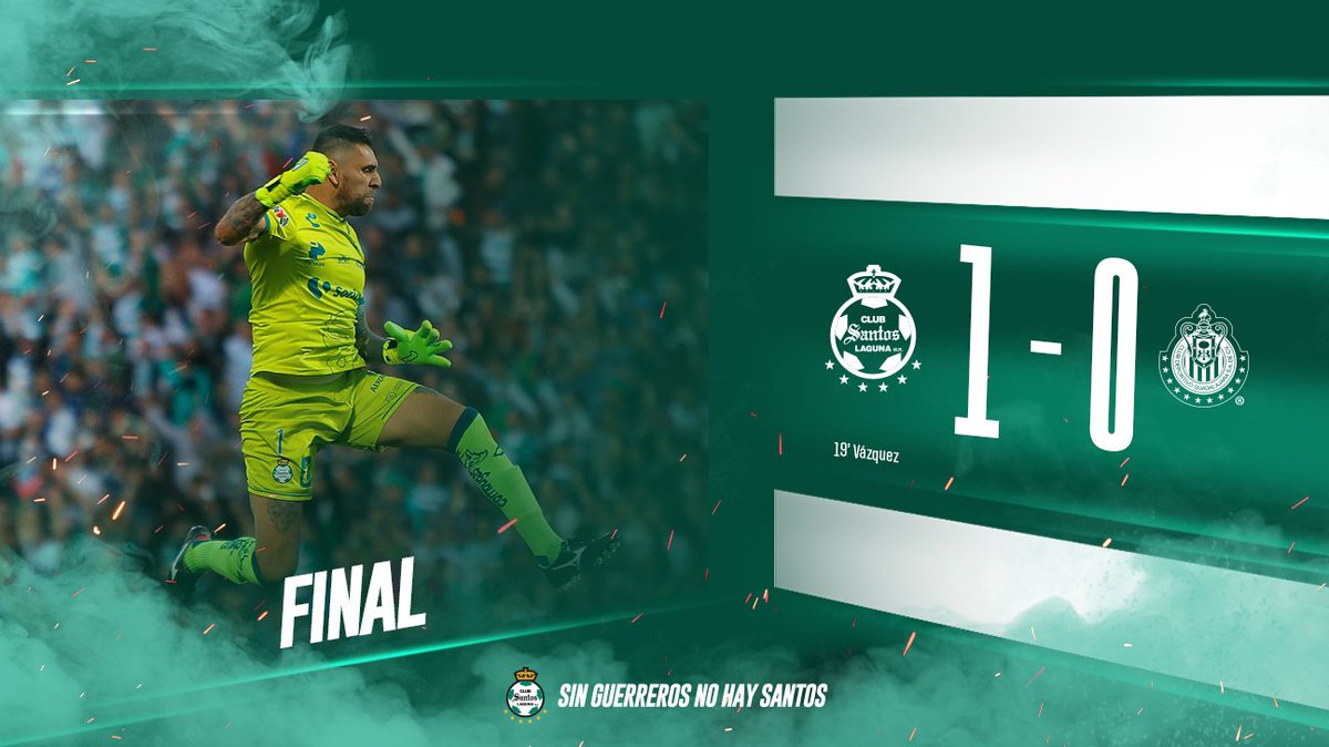 ClubSantos's tweet photo. 🎶 ¡AQUÍ NADIE NOS VIENE A INTIMIDAR! 🎶

¡GANARON LOS GUERREROS! Segundo triunfo consecutivo en casa 🏟➕3⃣

#SinGuerrerosNoHaySantos 🇳🇬⚔️ https://t.co/hRT7wUa21T