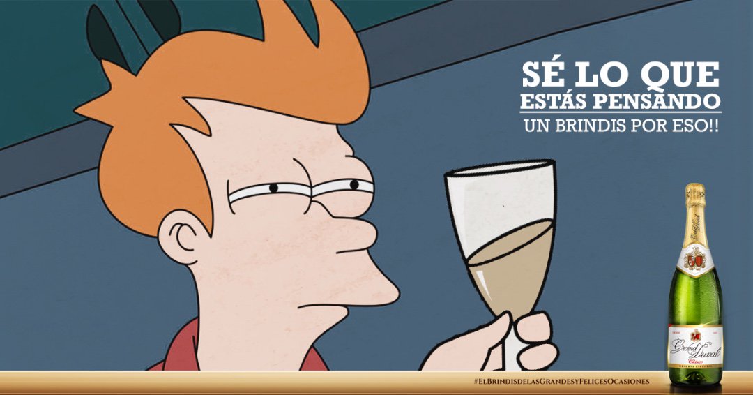Un brindis por eso!!!   #GrandDuval #brindis #seloquestáspensando #Elbrindisdelasgrandesyfelicesocasiones