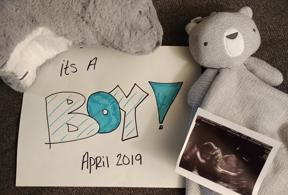rmitchell1989's tweet photo. April is going to be a busy month for Siah and I!!!! 💙💙💙👶👶 https://t.co/86xcjDW1tR