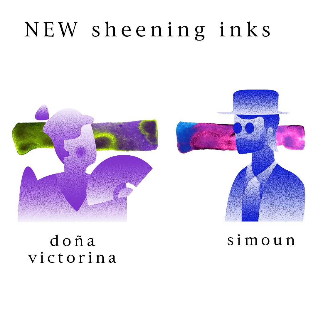 tmkrinks's tweet photo. We're paying homage to two of the Philippines' most iconic literary characters with these sheentastic colors. Get your bottle at https://t.co/WjljGOjnGW. Let's celebrate writing together! ✒️
#sheen #sheeningink #ink #fountainpen https://t.co/LrRILkbXrX