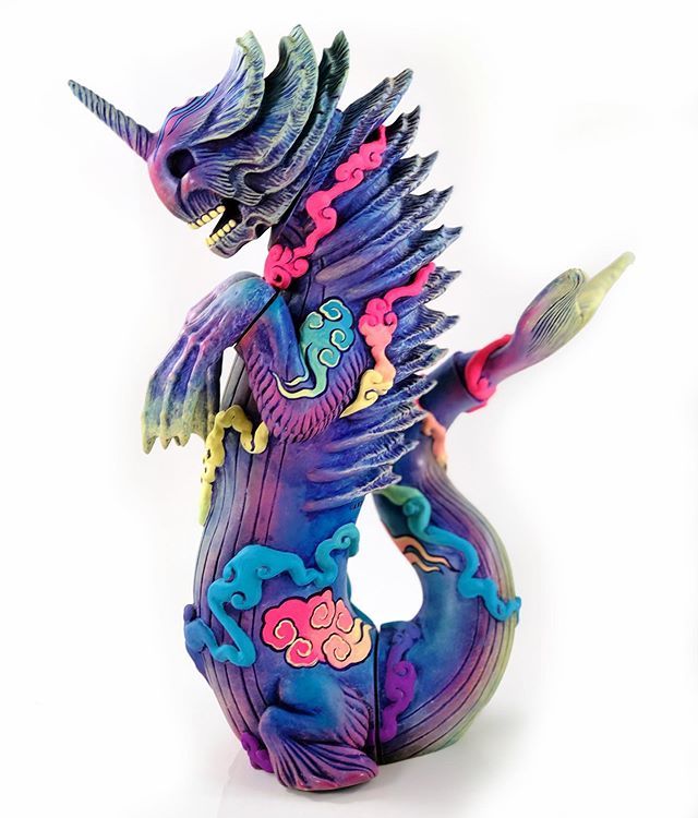 キャンディ Just Completed This Fluorescent Rainbow Bake Kujira Commission Bakekujira 化け鯨 Sofubi ソフビ Sofbi Customtoy Designertoy Arttoy Candiebolton T Co Tbme9sm4eo