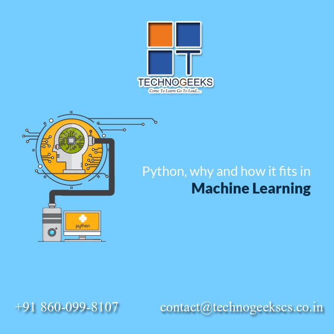 InfoTechnogeeks's tweet image. Machine Learning With Python
Do you want to do machine learning using Python, but you're having trouble getting started?
Call : +91 860-099-8107
Email: contact@technogeekscs.co.in
#MachineLearning #MachineLearningPython #Python #Technogeeks #Pune