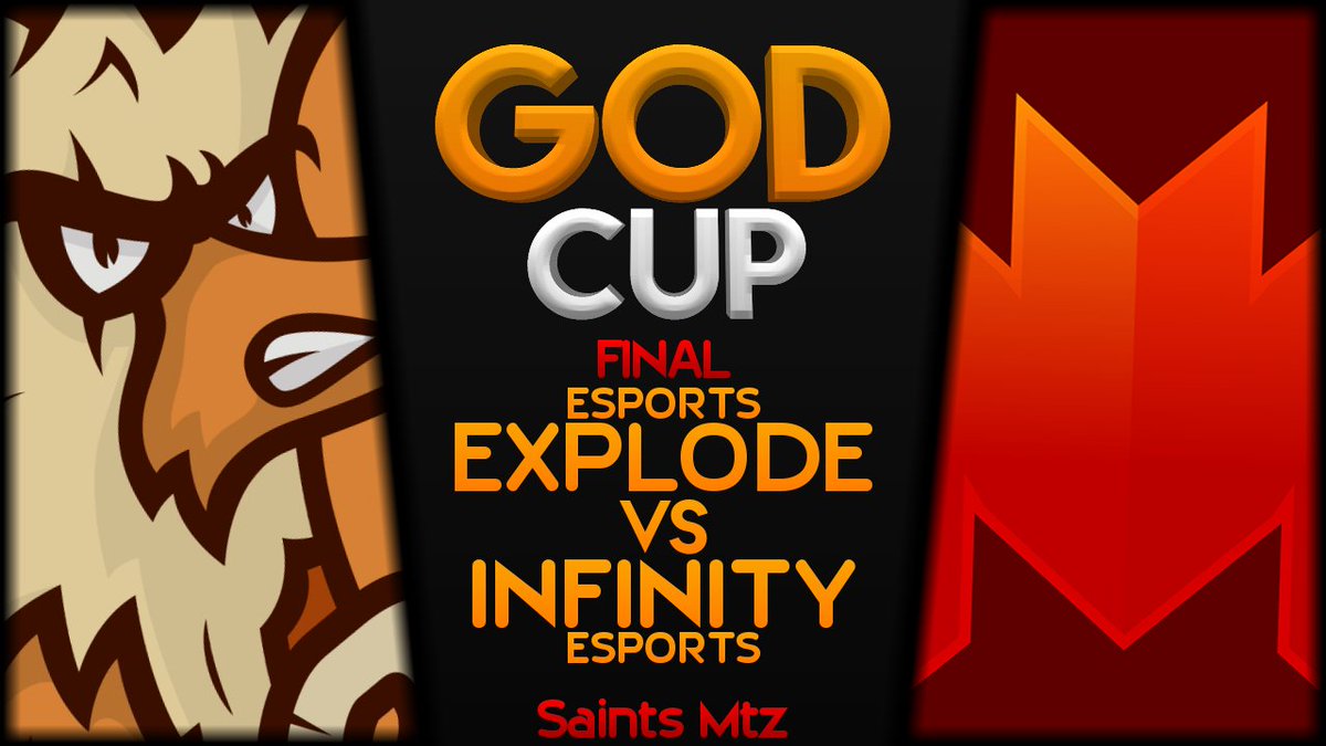 🏆 #GODCUP | #FINAL

🎽@eXplode_CR 
🆚
🎽@Inf_EsportsCR 

📽 <a href="/saintsmartinez/">Saints</a>:
youtube.com/watch?v=n0Bkvr…

VEN Y VOTA POR TU FAVORITO. 🎉