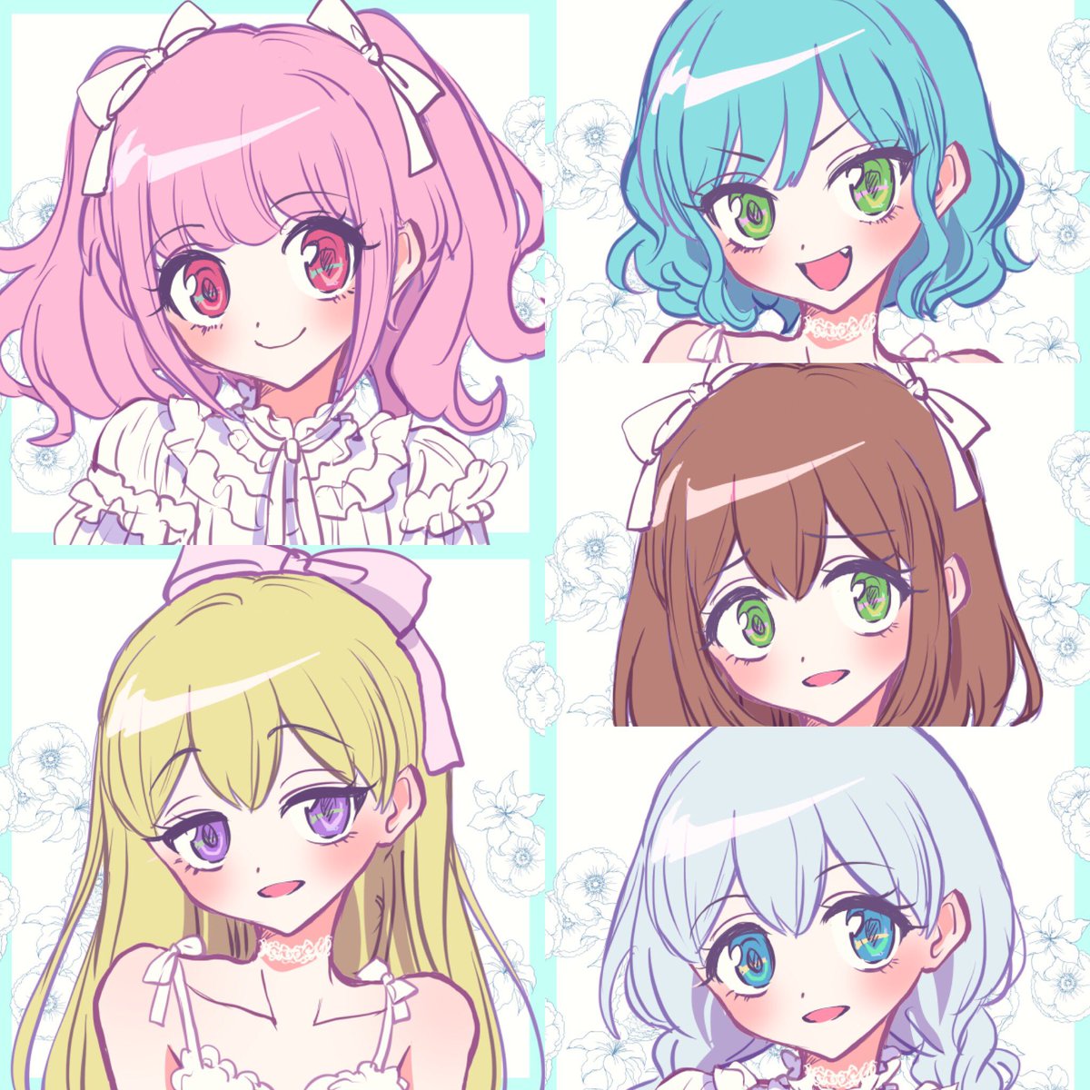 ロンロ A Twitter かわいい女の子メーカーでバンドリ キャラ ハロハピとrasはリプ欄にて かわいい女の子メーカー