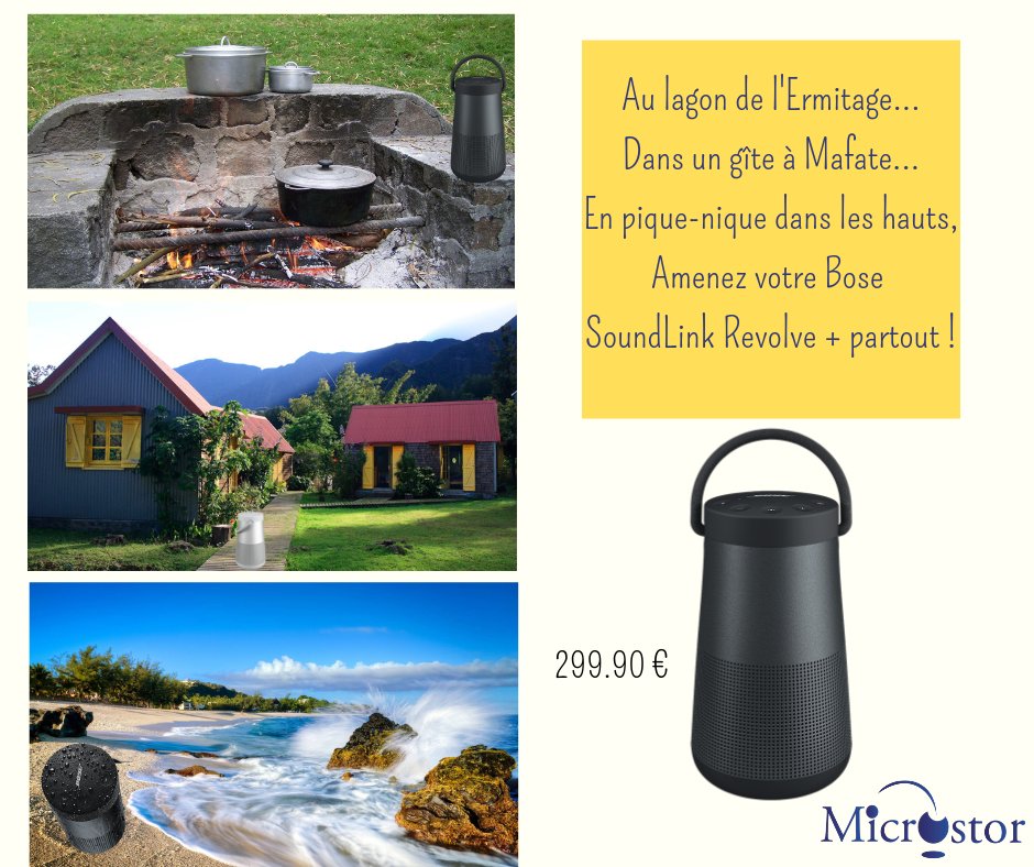 MICROSTOR's tweet photo. Passe partout, étanche, facilement transportable, craquez pour l'enceinte Bose SoundLink Revolve + !
https://t.co/nAQZhzUKhy…/enceinte-bose-soundlink-revolve…/
#BOSE #musique #holidays #iledelareunion #reunionisland #microstor #IslandLife https://t.co/s4B1Ty1yeC