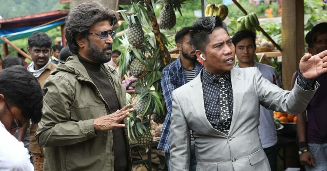 PetaOffl's tweet photo. Working stills with the action director  @PeterHeinOffl
Hope everyone #Rajinified with his fights &amp; stunts🤘
If you haven’t watched yet!
Book tickets in your nearest theaters
https://t.co/FfEbL1xkaM
https://t.co/NG34kZ7jWF

#SuperStarSuperHit #Peta
#PettaPongalParaak
#PettaParaak https://t.co/TDlaz1V1u3